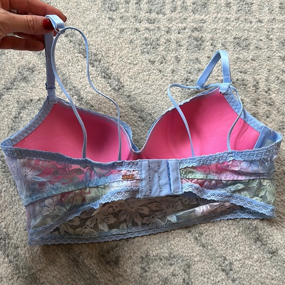 NWOT PINK push up lace bralette - Picture 2 of 4